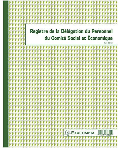 Registre des délégués du personnel Pour CSE - Comité Social et Économique.